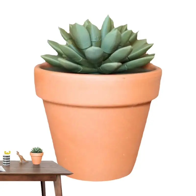 Decorative Push Succulent 33pcs Plant Artificial Indoor Pin Succulent 3D Printed Plant Decor Artificial Indoor Greenery For Home