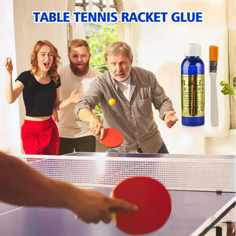 Table Tennis Glue | Rubber Cement Glue | Ping-Pong Racket Glue 30 ML Rubbers Table Tennis Racket Liquid Glue Professional