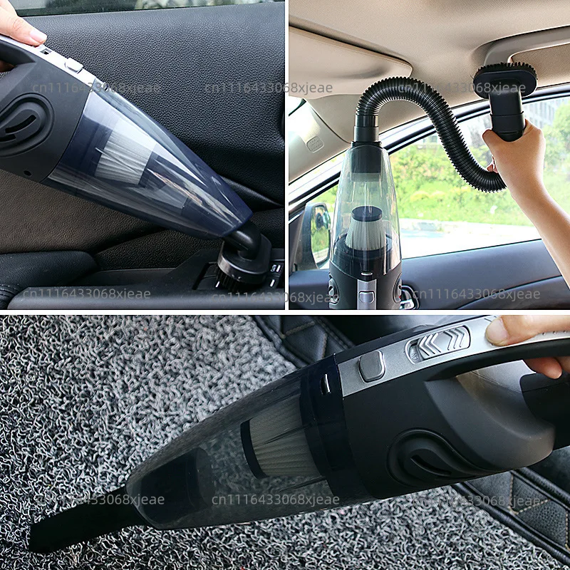 Portable wireless vacuum cleaner, multi-functional vehicle and home dual-purpose rechargeable, long-lasting battery life suction