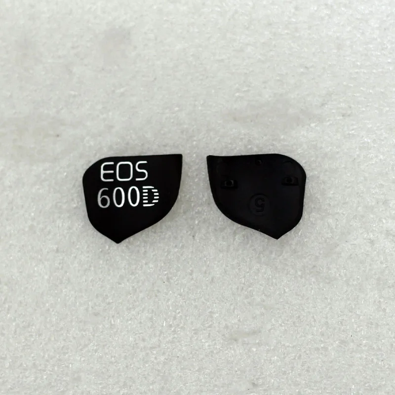 Pieza de reparación de placa de nombre de logotipo de emblema de cuerpo original para Canon EOS 600D SLR, nuevo
