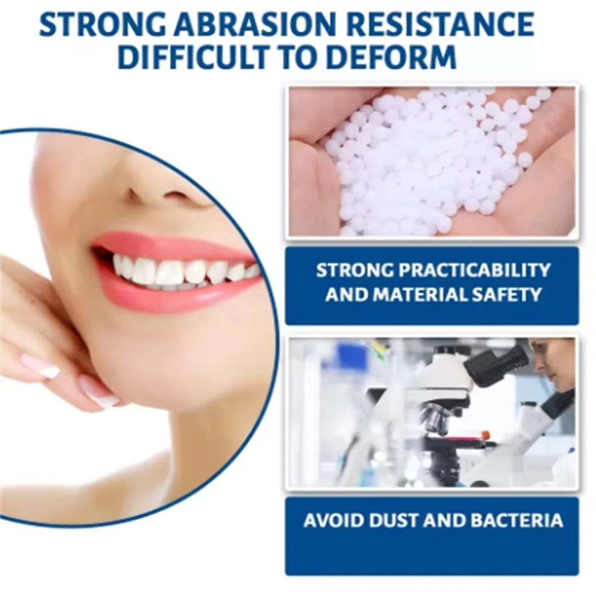 10g/Bag Tooth Repair Kit-Thermal Beads for Filling Fix The Missing and Broken Tooth or Adhesive The Denture Fake Teeth image 5