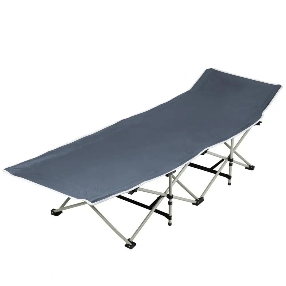 Foldable Camping Cot for Adult, Folding Chaise Lounge Chair for Indoor Outdoor Travel, Adults Reclining Folding Chaise