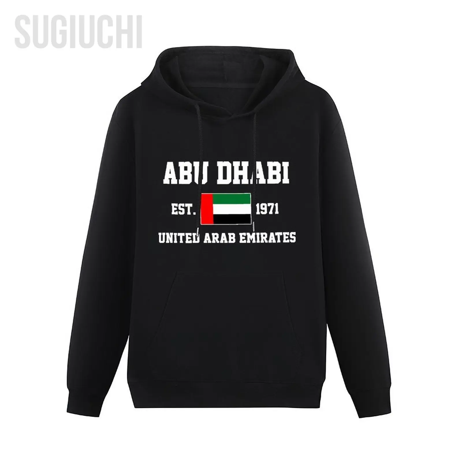 Men Women Hoodies United Arab Emirates EST.1971 Abu Dhabi Capital Hoodie Pullover Hooded Hip Hop Sweatshirt Cotton Unisex