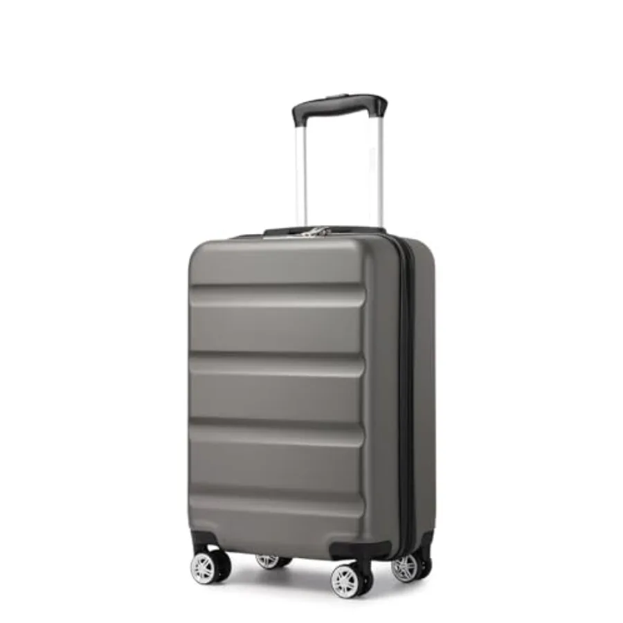 

Carry On Luggage 22x14x9 Airline Approved Lightweight Small Travel Suitcase with Spinner Wheels Hard Shell TSA Carry-On