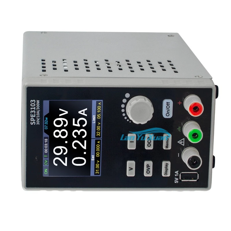 

1 Channel Liner DC Power Supply SPE3103 SPE6103 Adjustable Laboratory 2.8Inch LCD Power Supply Voltage Regulator DC 10A