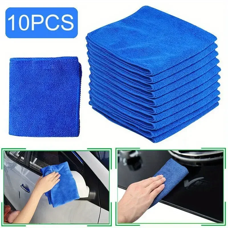 Microfiber Cleaning Cloths Lint Free Microfiber Cleaning Towel Cloths Reusable Cleaning Towels w/ Super Absorbent for Car Window