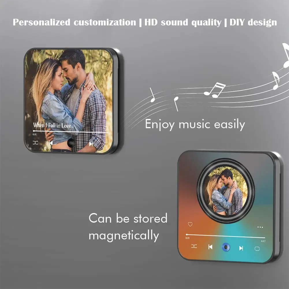 

Custom Music Fridge Magnet Can Play Songs Personalized Picture Magnets For Refrigerator Anniversary Music Gifts For Couple