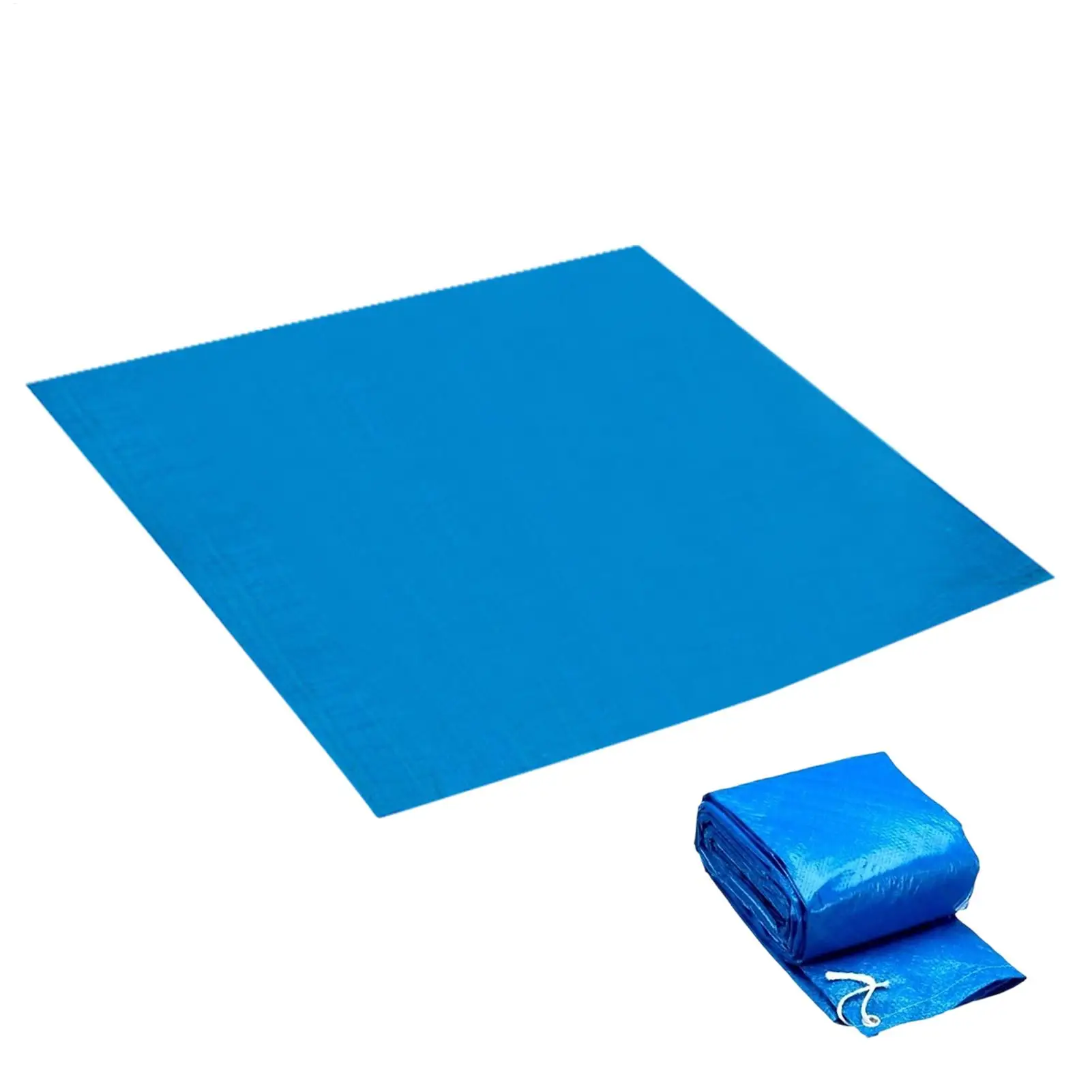 Lona protectora para debajo del piscina, tapete protector para el fondo del piscina, acolchado protector para exteriores, camping, verano, patio trasero, terraza, césped, grava