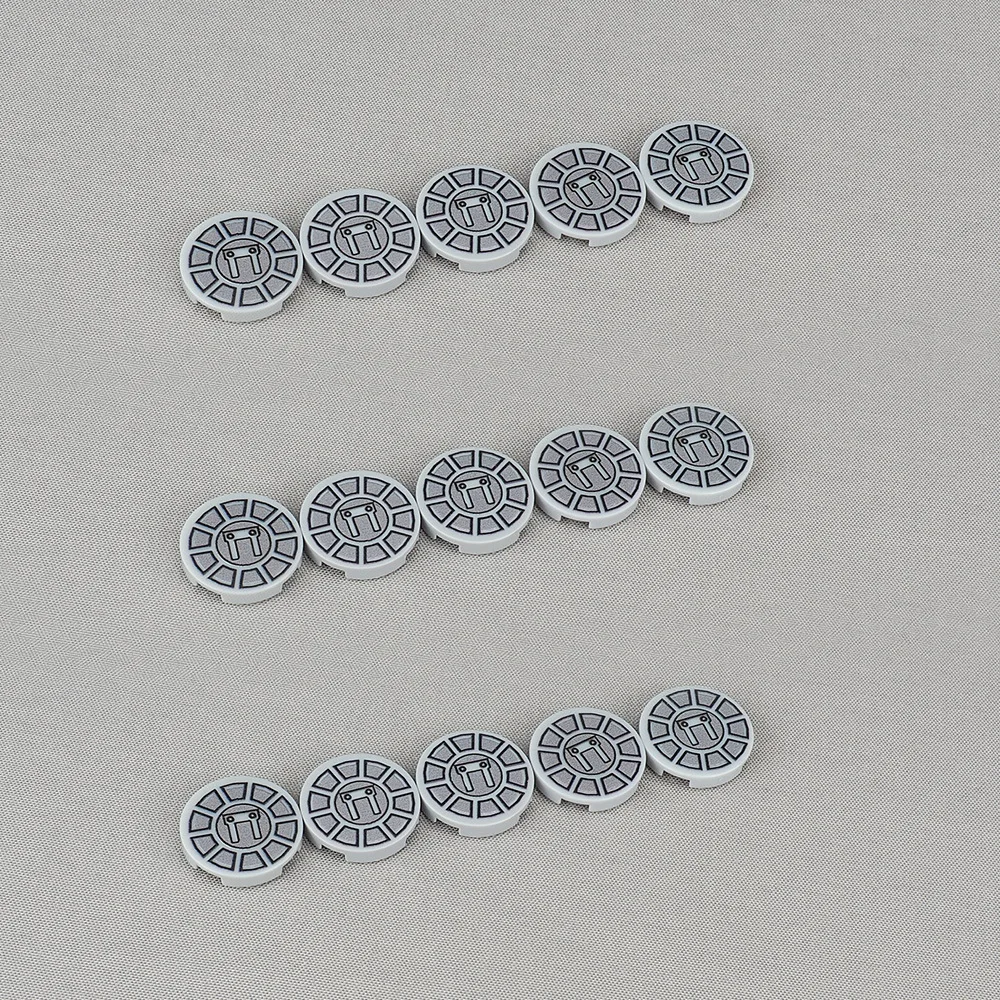 MOC 10PCS Printed 14769pb 2X2 Engineering Machine Pattern Building Block Kit 14769 Iron Mecha Particle Idea Toy Children Gifts