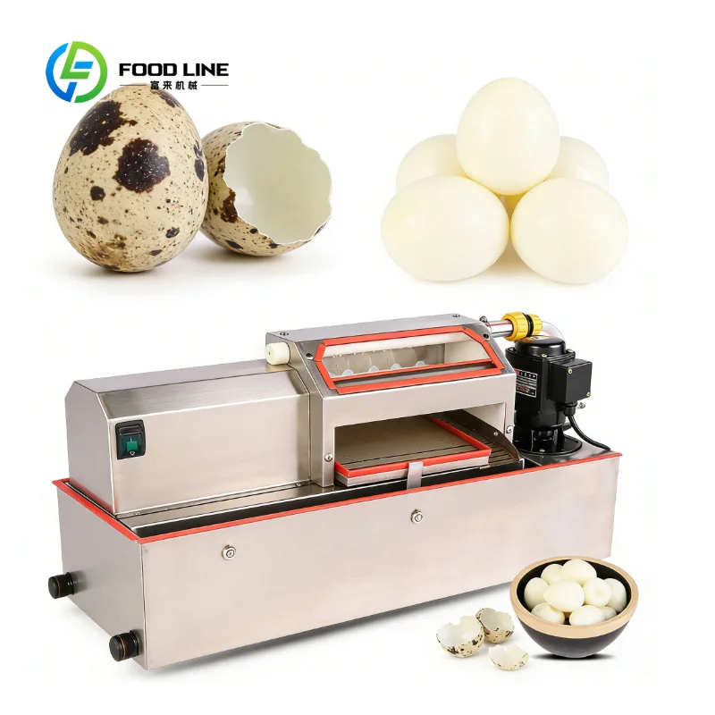 Stainless Steel Quail Egg Sheller Automatic Cooked Egg Peeling Machine for Sale