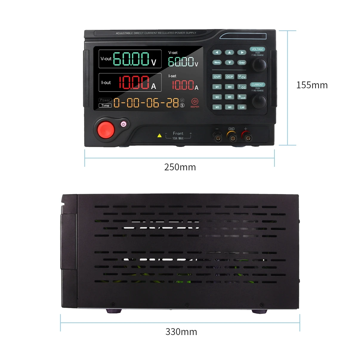 MYAMi MY-K80002PE Laboratory 4 digit bench power 800v 2a 1600w programmable dc power supply