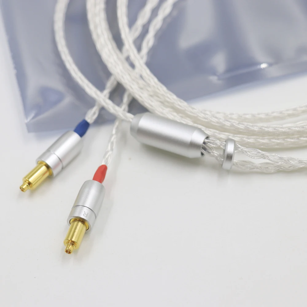 HIFI 16Cores UPOCC Single Crystal Silver Headphone Upgrade Replace Cable for SRH1440 SRH1540 SRH1840 Earphone