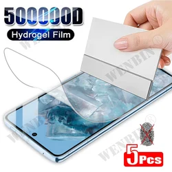 5 Pcs Hydrogel Film For Google Pixel 9 8 7 6 Pro XL 9A 8A 7A 6A 5A 5G 5 4A 5G 4 Full Cover Screen Protector