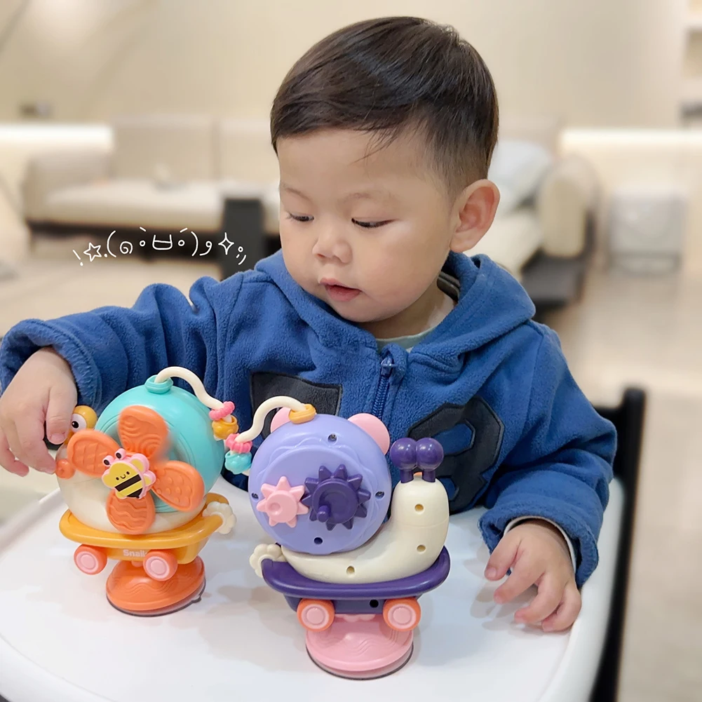 Cartoon Color Snail-Car Soothing Fun Toy Car For Playing