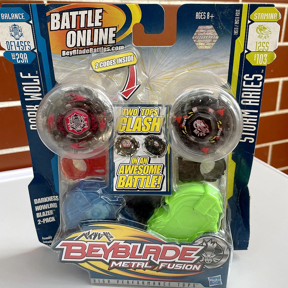 

Original BEYBLADE BB-29A&B-103 METAL FURY DF145FS&STAMINA 125S