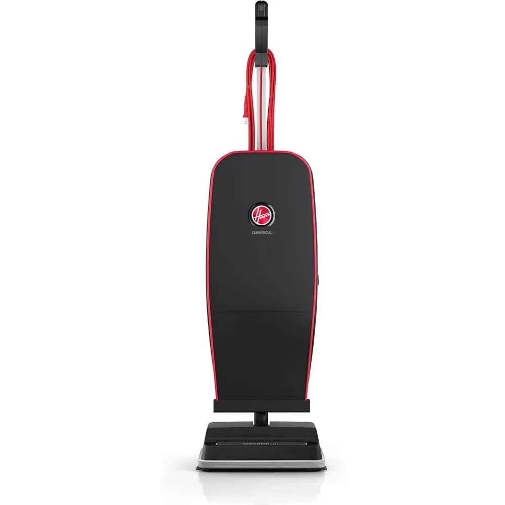 Commercial Upright Vacuum Cleaner Bagged Lightweight Multi-Floor Cleaning 40FT Cord High Capacity Bags Endurolife Belt Wall