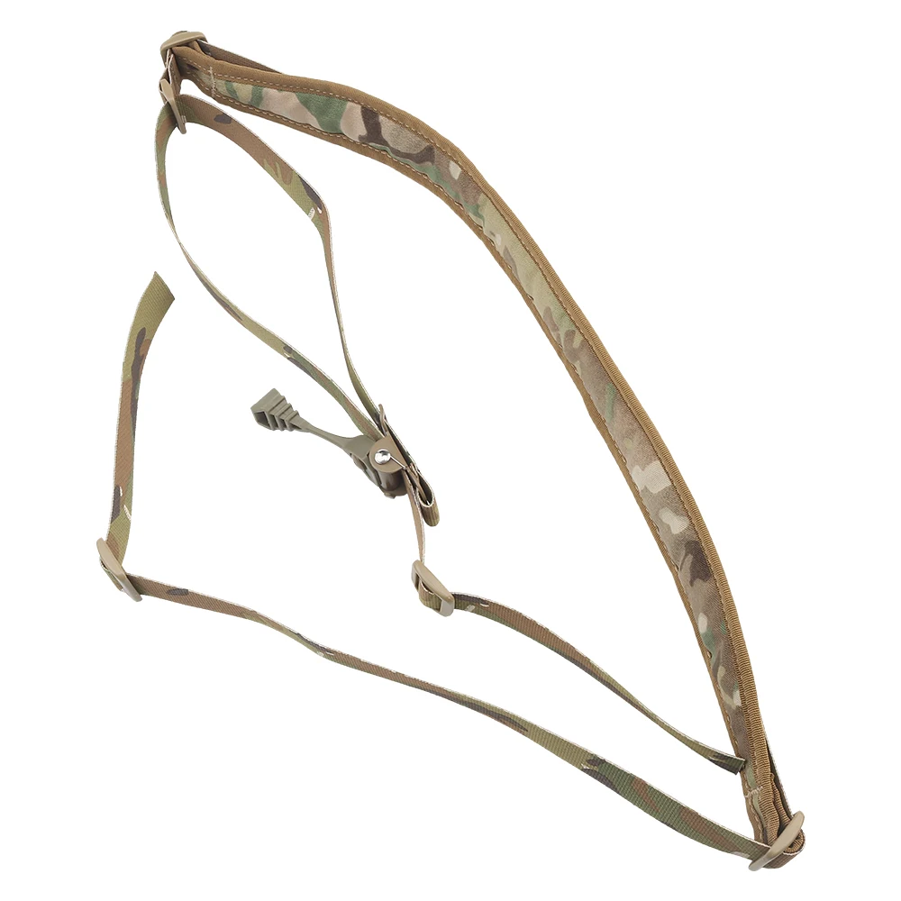 2 Point Rifle Tactical Function Sling Ferro Style Combat Modular Adjust Rubber Pull Tab Shoulder Padded Strap for Hunting M4 AK