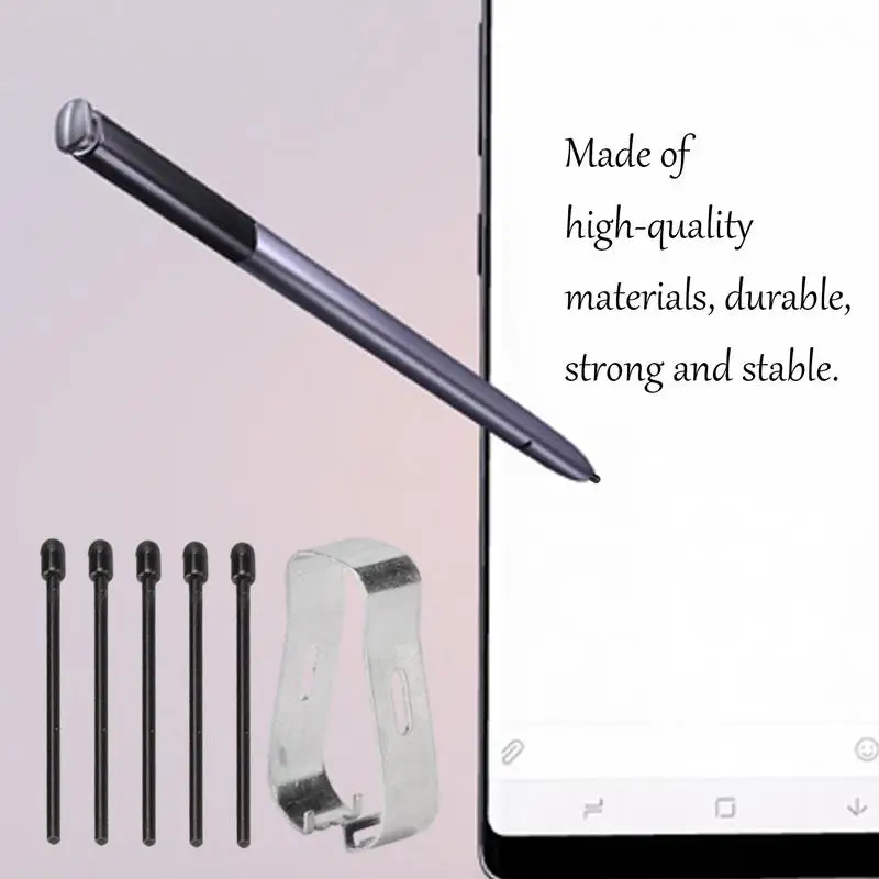 1 Bộ Cho Galaxy Tab S3 /Tab S4 /Note 8/Note 9 Stylus Màn Hình Cảm Ứng S-bút Bút Nạp Lại Đầu Thay Thế Ngòi Kim Loại Kẹp