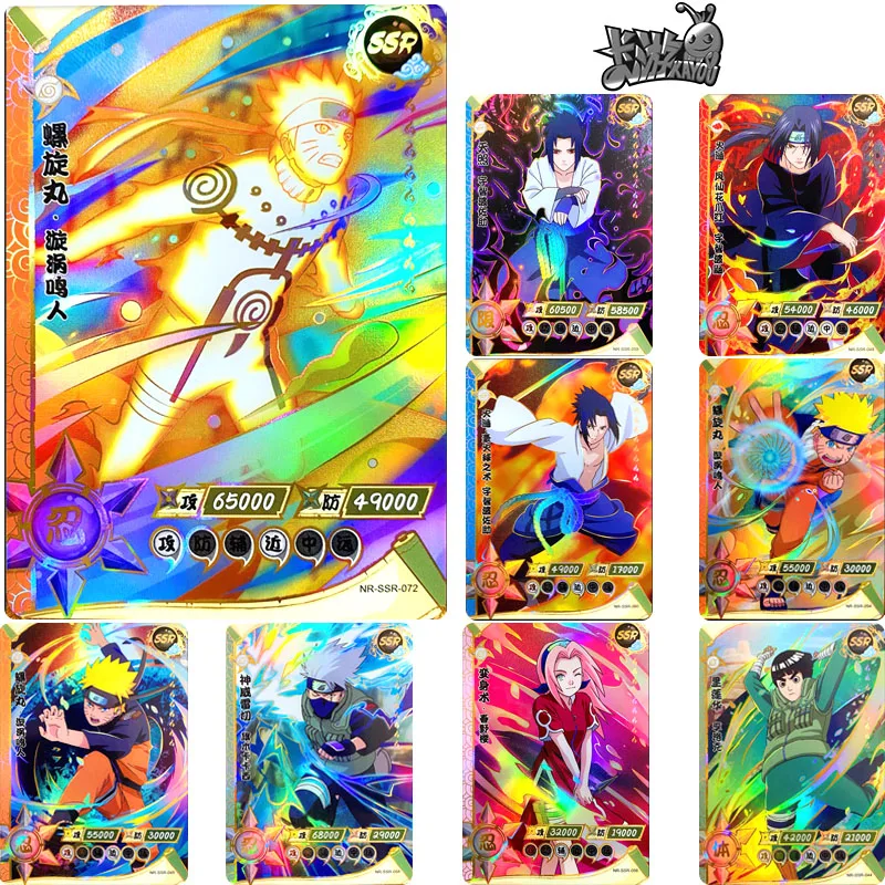 Kayou Naruto SSR 38~74 series Hatake Kakashi Anime Characters Collection Flash Card Rare Game Toys Christmas Birthday Gift