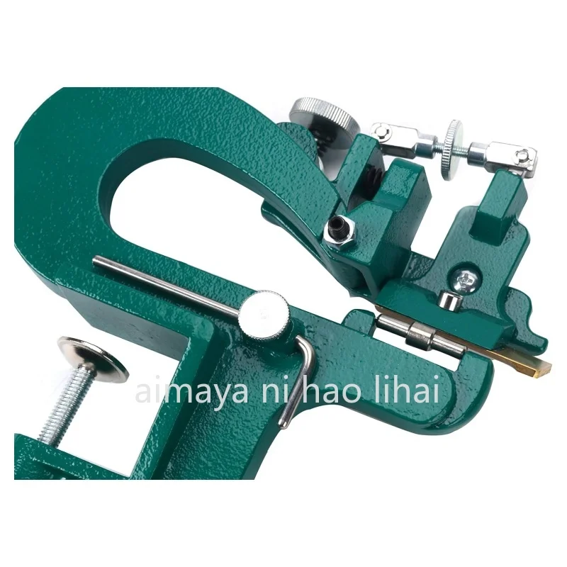 Manual Leather Skiving Machine, Splitting & Edge Trimming Tool for Vegetable Tanned Leather, Craft Paring Cutter