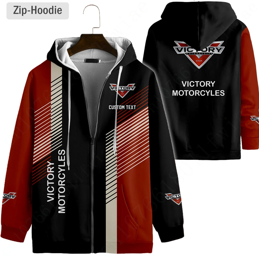 Victory Anime Zip Hoodies Casual Hoodies For Men Women Unisex Clothing Essentials Pullover Harajuku 3D Printing Sweatshirt