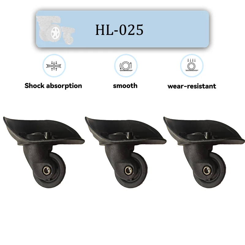 

For HL-025 Suitable Universal Wheel Replacement Smooth Shock Absorption Convenient Accessories. Durable And Suitcase Quiet.