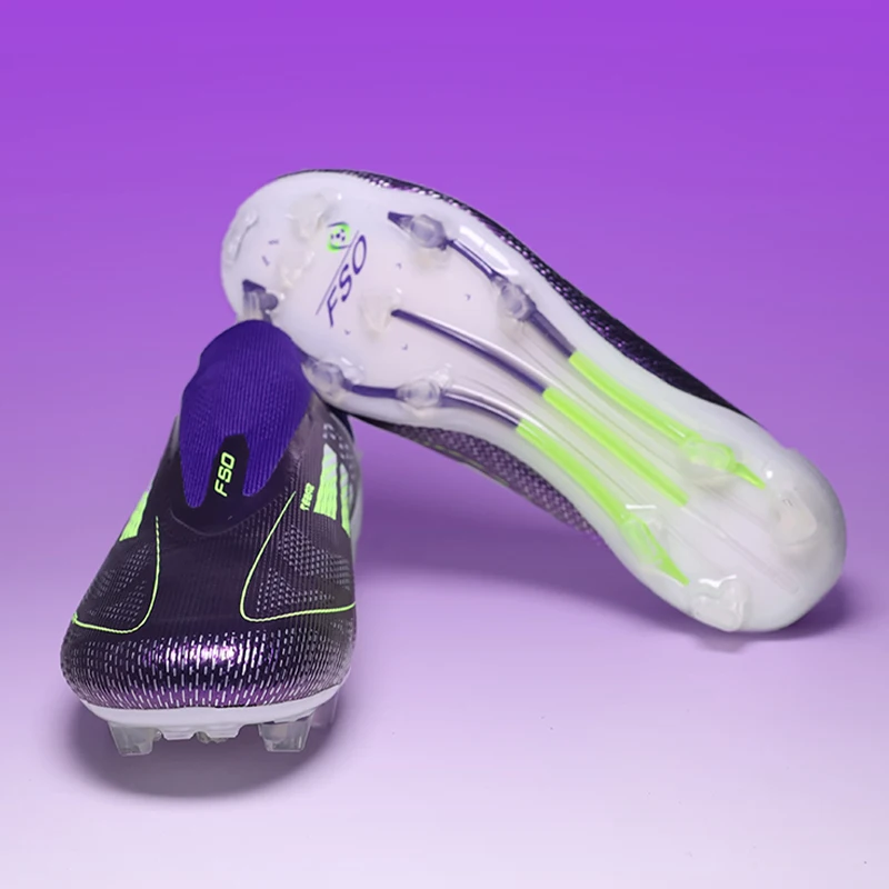 

Professional Mens Football Boots for Youth FG/TF Training Studded Fast Soccer Cleats Non Slip Football Shoes for Man 35-45