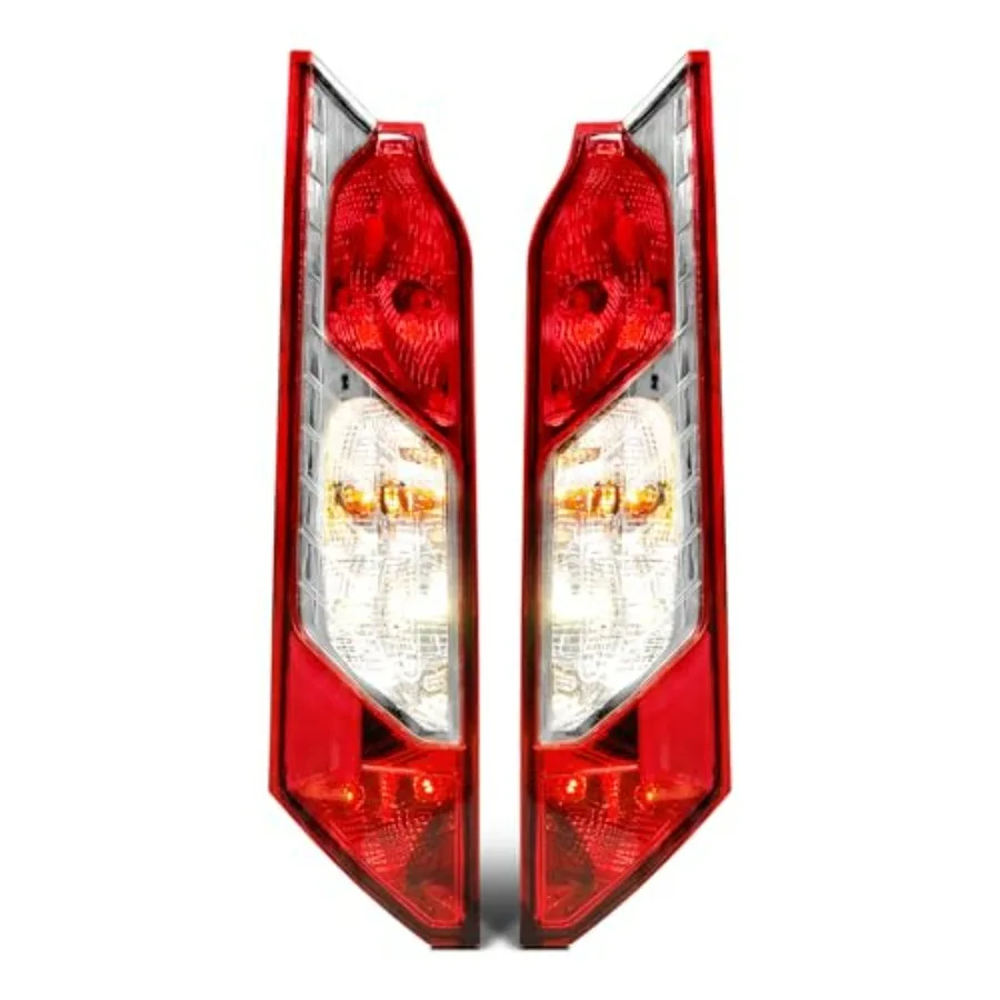 

Tail Light Assembly Compatible with 2014-2023 Ford Transit Connect Taillights- Taillamp assy outer with Bulbs and Harnesses for