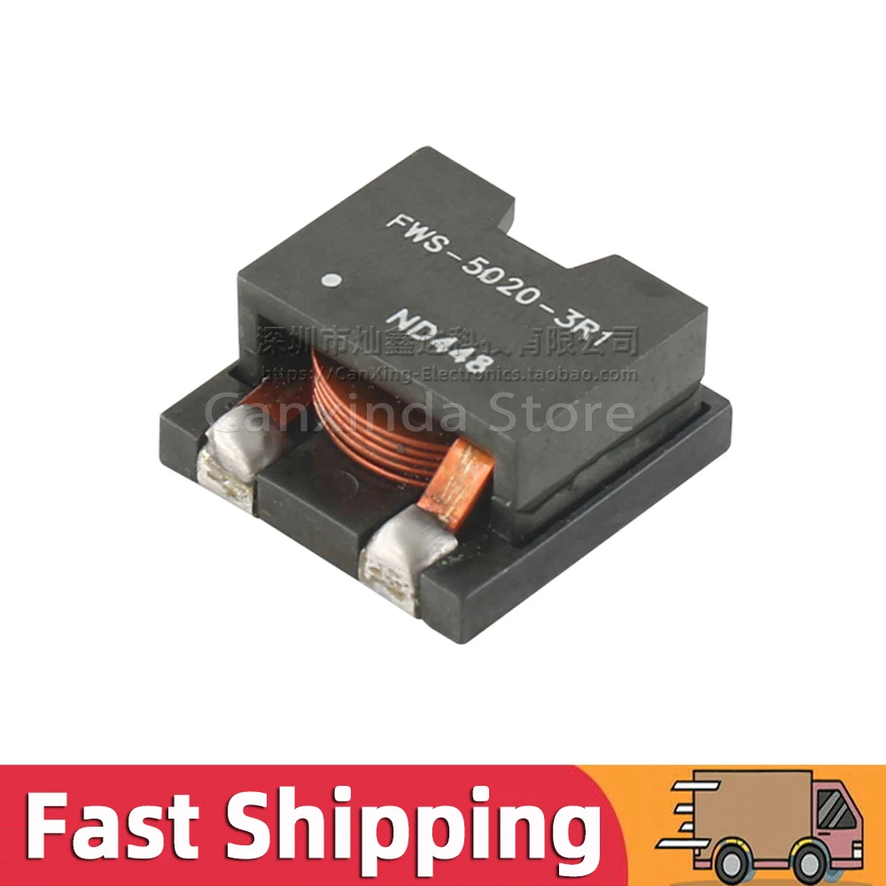 

5pcs FWS-5020-3R1R FWS 5020 3R1R SMD SMT Power Inductor Inductance 3uH 12.5A High Current High Frequency Flat Copper Filter