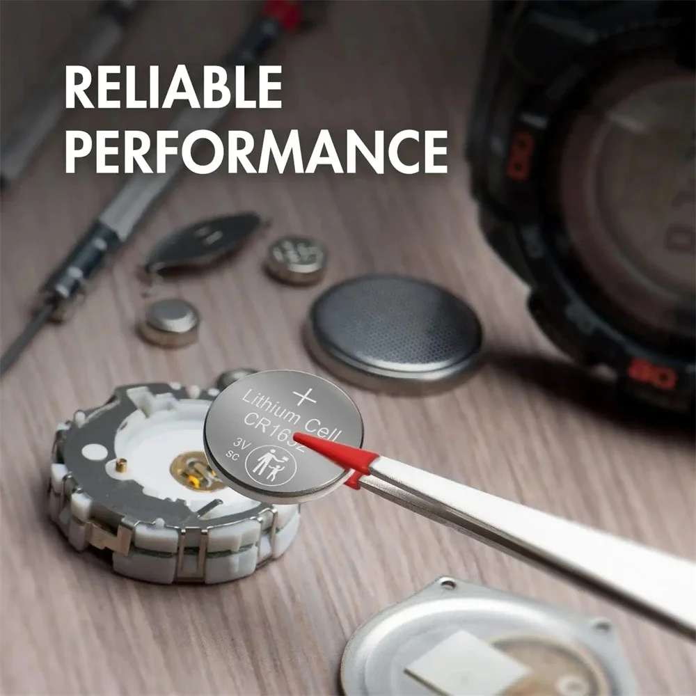 Fast Delivery 20-100PCS CR1632 Lithium Button Battery DL1632 BR1632 LM1632 ECR1632 3V Coin Cells Batteries For Watch Remote Key