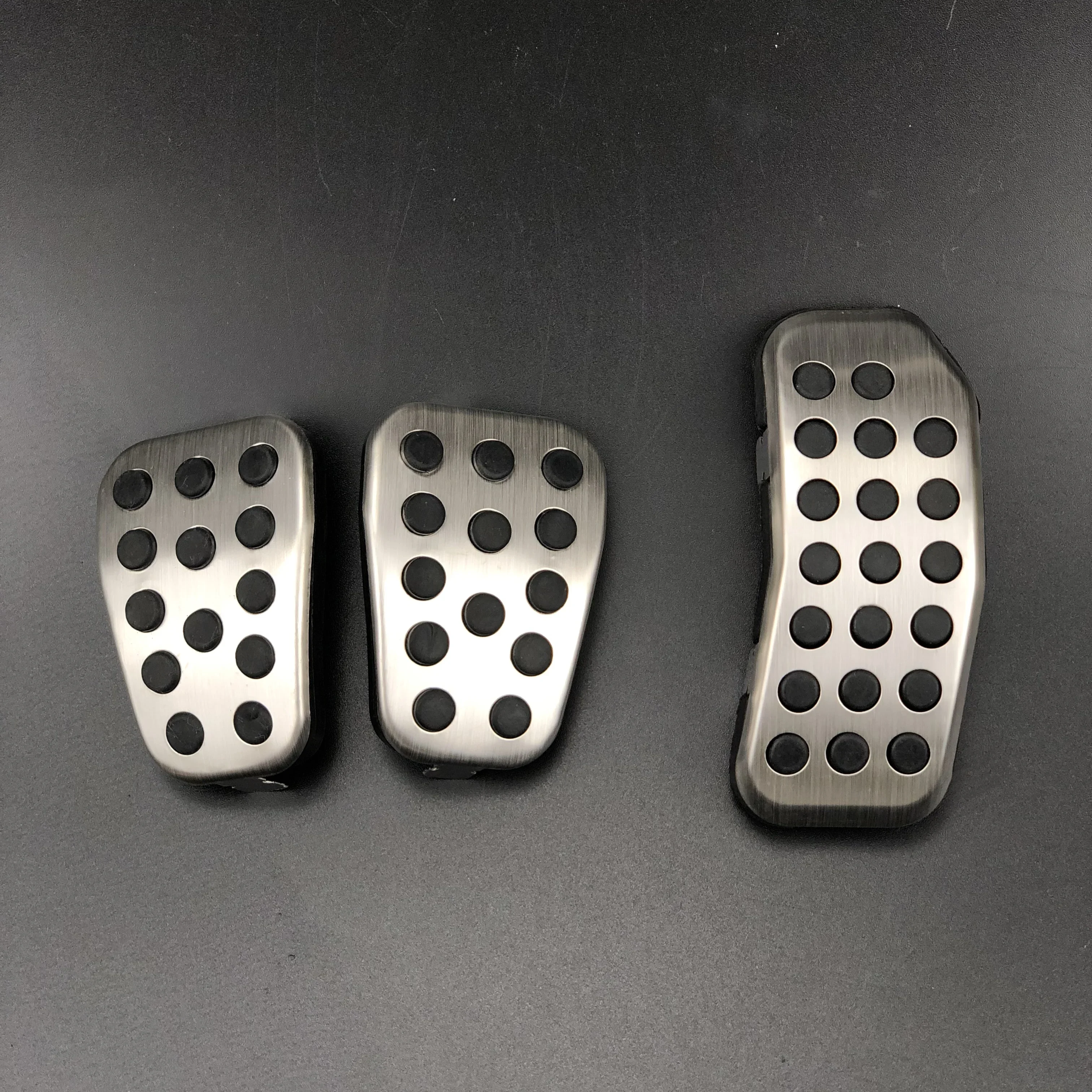 Car Accessories Stainless Steel  Pedal Pads Cover Case For Ford Fiesta Ecosport B-MAX for Mazda 2 2007-2014