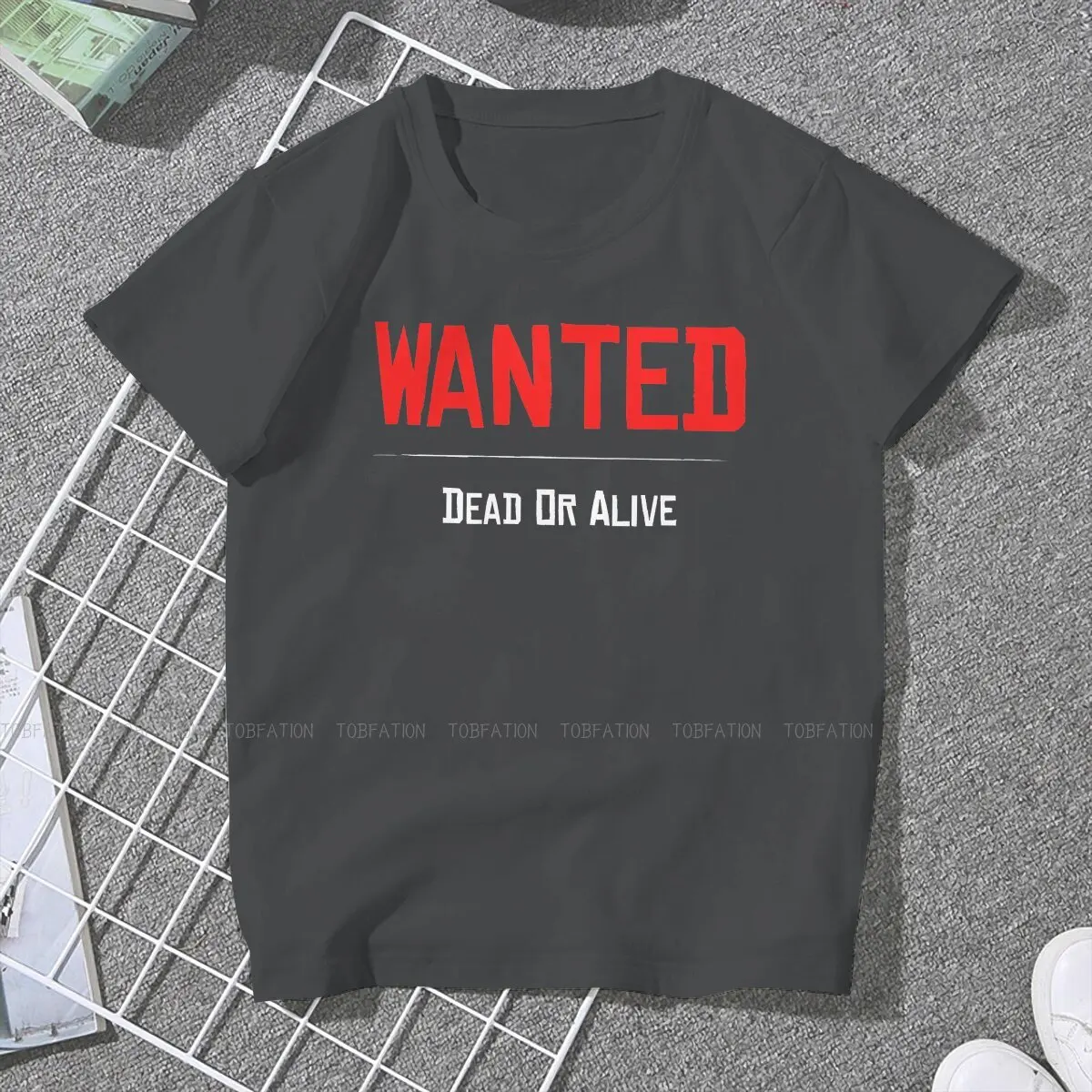 Wollte Tot oder Lebendig Spezielle T-shirt für Mädchen Rot Toten Erlösung 4XL Hüfte Hop Geschenk Idee T Shirt Kurzarm