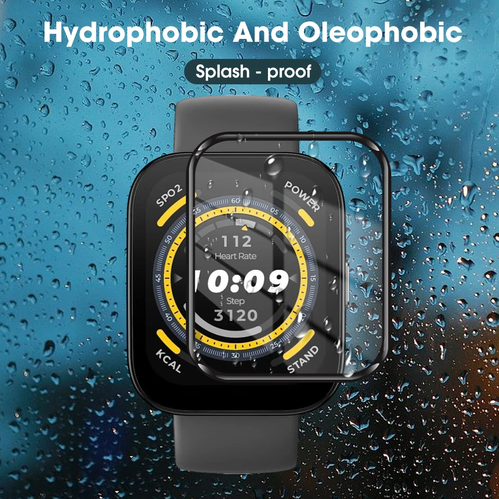 Película protectora de reloj para Huami Amazfit Bip 5, protectores de pantalla antiarañazos para Amazfit Bip 5, películas transparentes HD