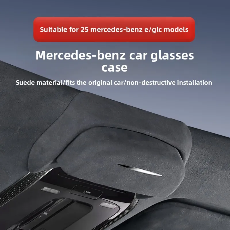 Für Mercedes-Benz W214 E300 X254 GLC Auto-Brillenetui, Sonnenbrillen-Aufbewahrungsclip, Auto-Innenraum-Dachmodifikation