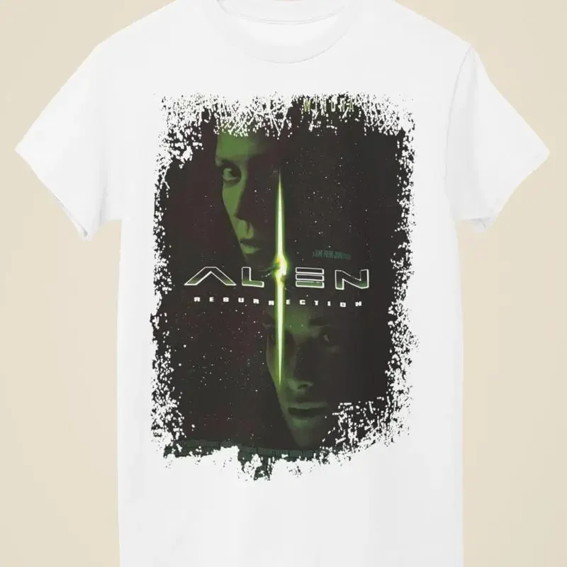 Alien Resurrection Movie Poster Inspired Unisex White T Shirt