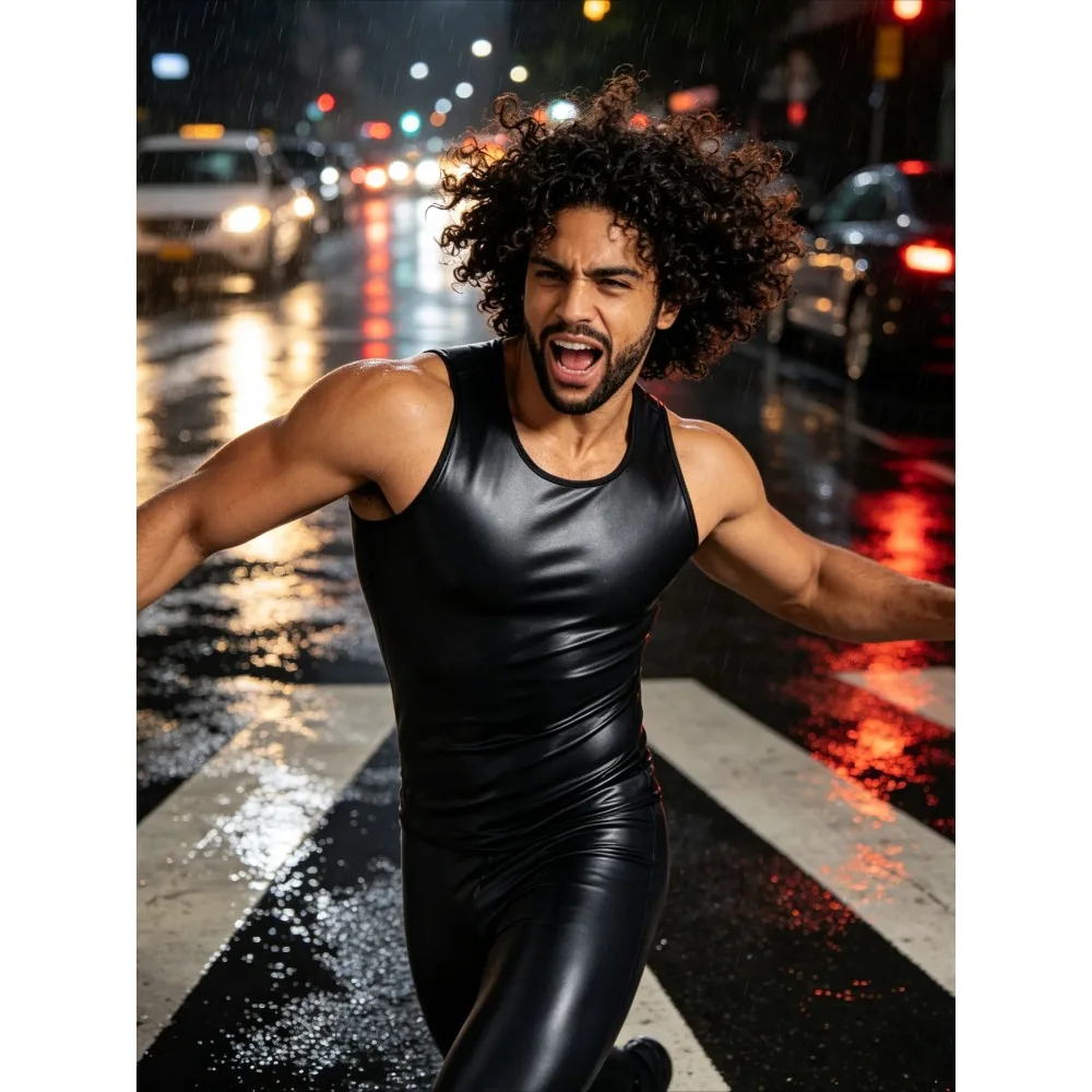 Men's Slimming Compression Tank Top, Sleeveless Muscle Shaper Vest, Tight Fitting Bodybuilding Undershirt for Gym & Daily Wear