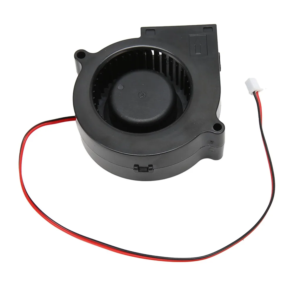 Durable DC 12V PC Cooling Fan 2Pin Input 75x75x30mm Cooling Blower Fan Computer Case Cooler Computer Chassis