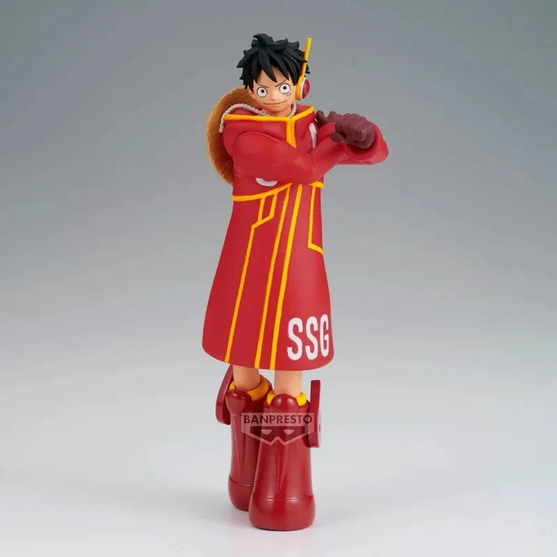 오리지널 반다이 원피스 Shukko Monkey D. Luffy Ver.EGGHEAD 14Cm 액션 애니메이션 피규어 PVC 모델 Collectible Ornaments Figure