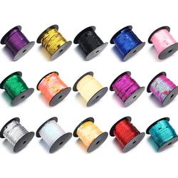 1 Roll Round Sequins Colorful Glitter Paillette Ribbons for Sewing Crafts Decoration DIY Clothing Nail Art Bag Gift Accessories