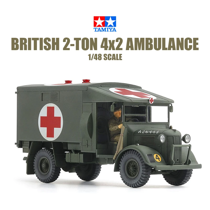 TAMIYA Assembly Model Kit 32605 UK 2 Ton 4x2 Ambulance 1/48 Scale