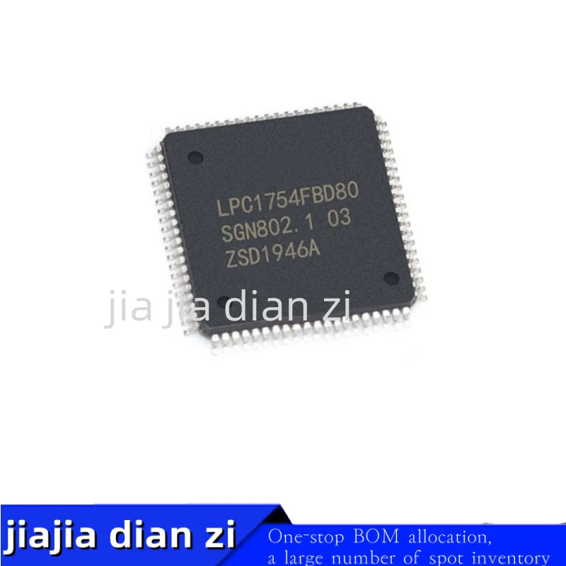 1pcs/lot LPC1754FBD80 QFP80 embedded processor ic chips in stock