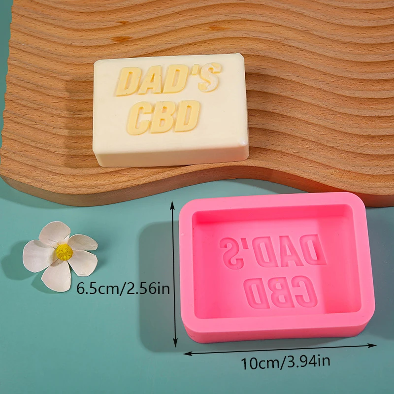 Fight Club Letters Soap Silicone Mold Rectangle Bath Bomb Lotion Bar Making Supplies Mould Cake Loaf Pan Accessories