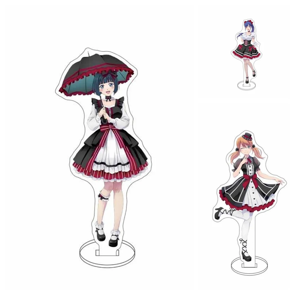 15CM  Anime  Goddess Cafe shop Acrylic Stand Model Cosplay Charm Characters Ornament Accessories Goods Collection Gifts