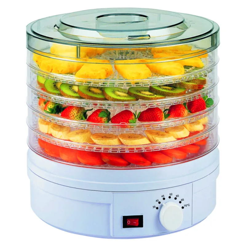 Six-tray system food dehydrator