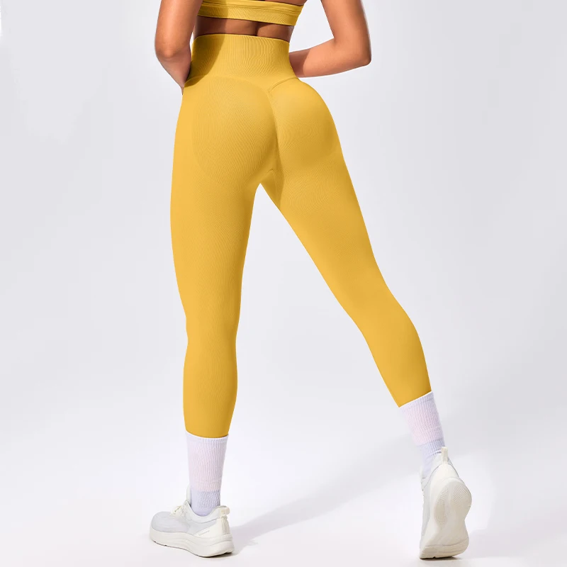 High Waist Yoga Leggings Scrunch Butt Workout Gym Sports Pants For Women