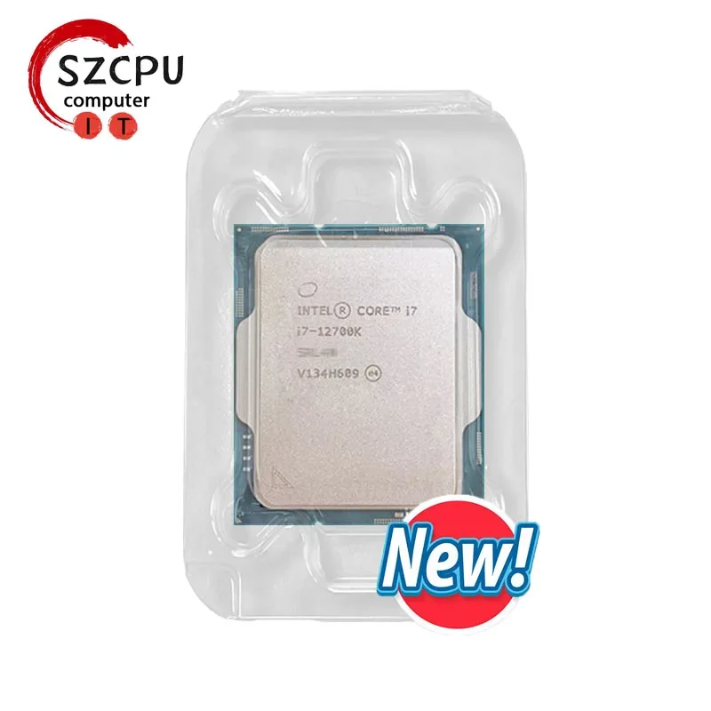 Intel New Core i7-12700K  i7 12700K 3.6 GHz  10NM L3=25M 125W LGA 1700  but without fan