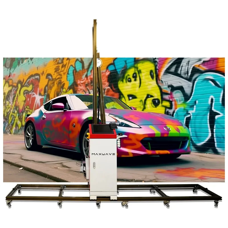 Vertical 3D 5D 6D Wall Printer Laser UV Wall Printing Machine Automatic Printing Tool on Metal Glass Tile Wood Mural Photo