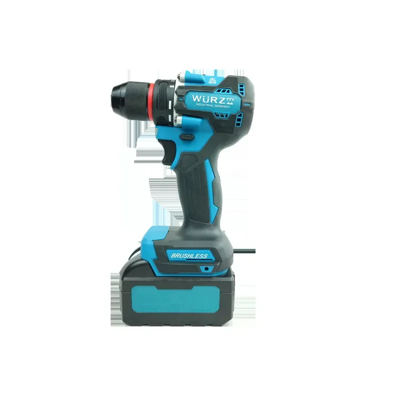 5-in-1 cordless impact drill High-Power Electric Wrench Angle Grinder Battery Combo Power Tool Set Hard Case Plastic Material