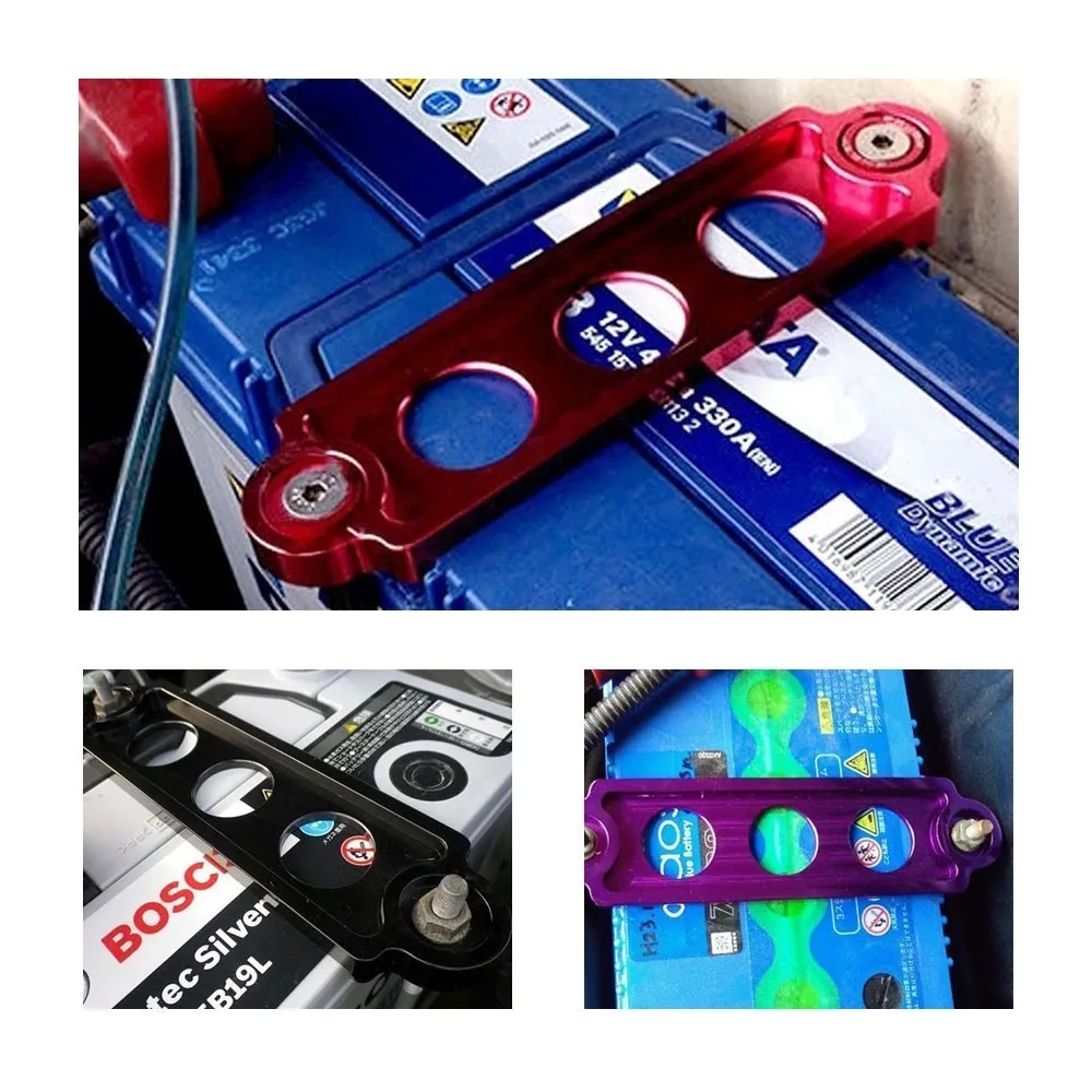 Car Racing Battery Tie Down Mount Bracket Lock Anodized for ACURA INTEGRA 1994-2001 for HONDA CIVIC/CRX 1988-2000 view 6