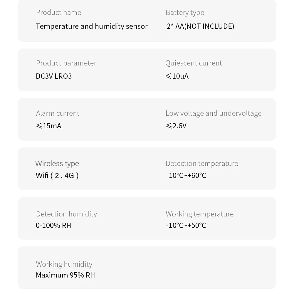 Новый Wi-Fi датчик температуры и влажности для Tuya, поддержка Alexa для Google Home, удаленный контроллер внутреннего гигрометра